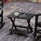 Flash Furniture Black Portable Folding Adirondack Side Table LE-HMP-2012-1620H-BK-GG - alternate 1